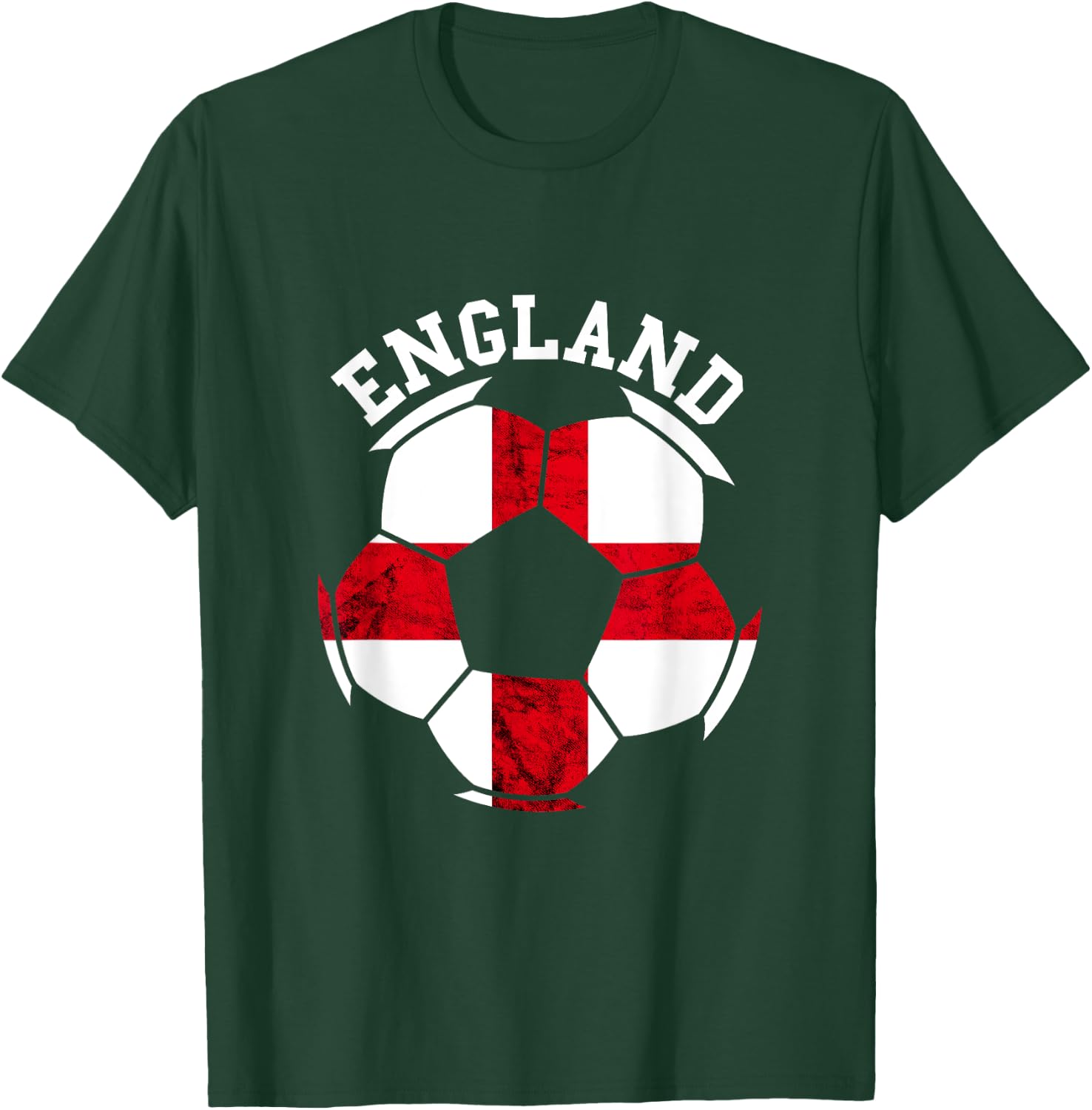 England Soccer Ball English Pride England St George's Cross T-Shirt - T-Shirt | Forest
