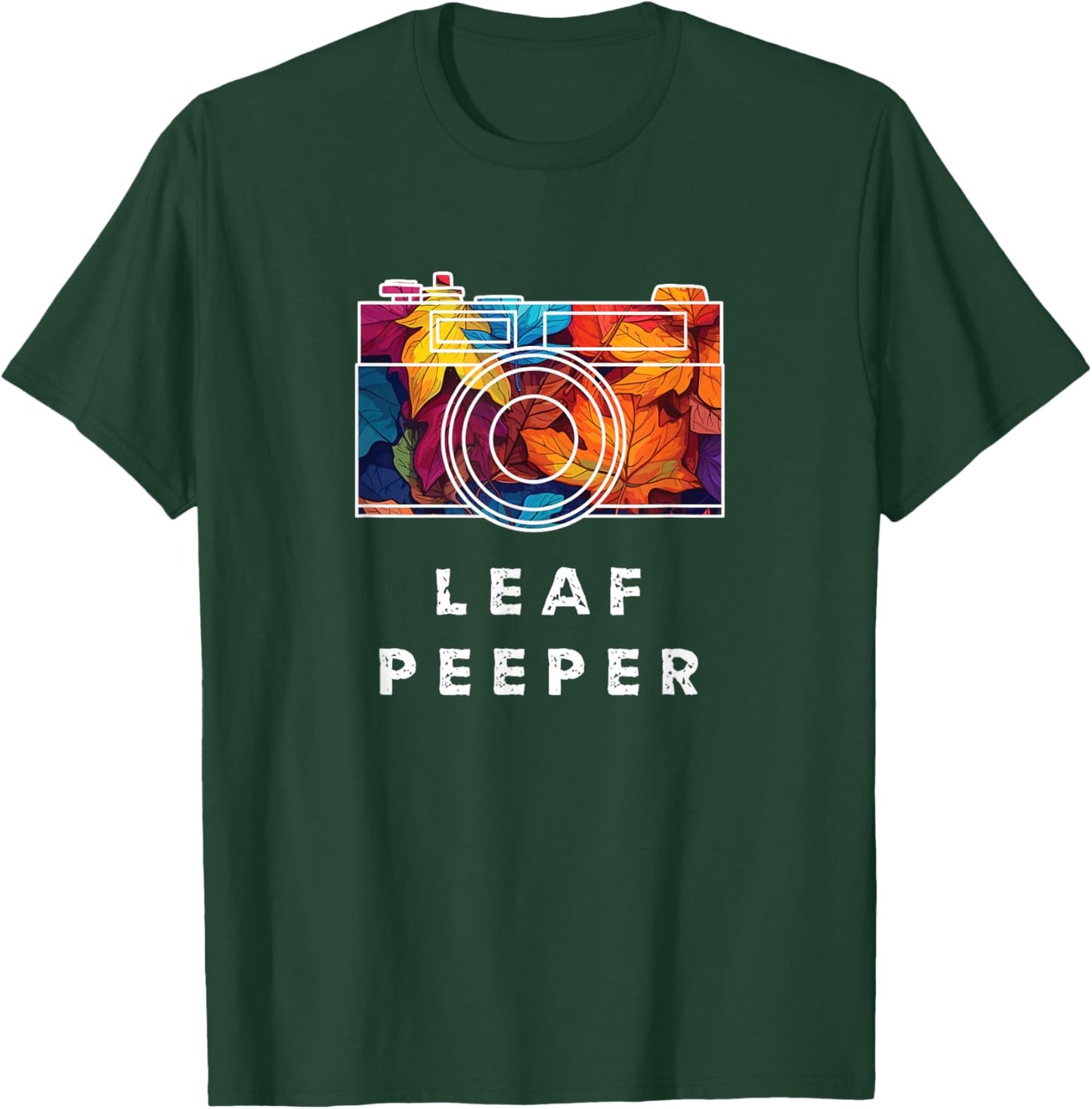 Leaf Peeper Autumn Foliage Photographer Leaf Peeping T-Shirt - T-Shirt | Forest