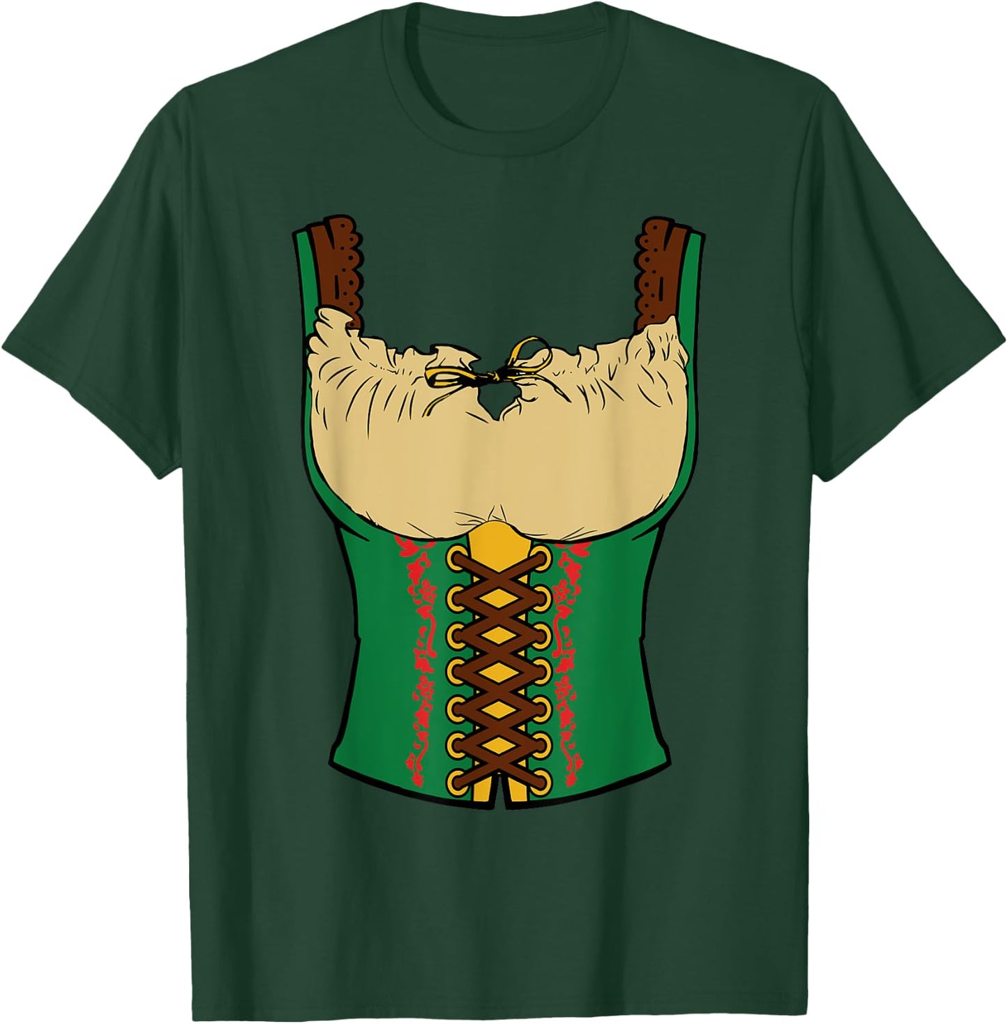Oktoberfest Dirndl | Beer Festival in Germany Gift T-Shirt - T-Shirt | Forest
