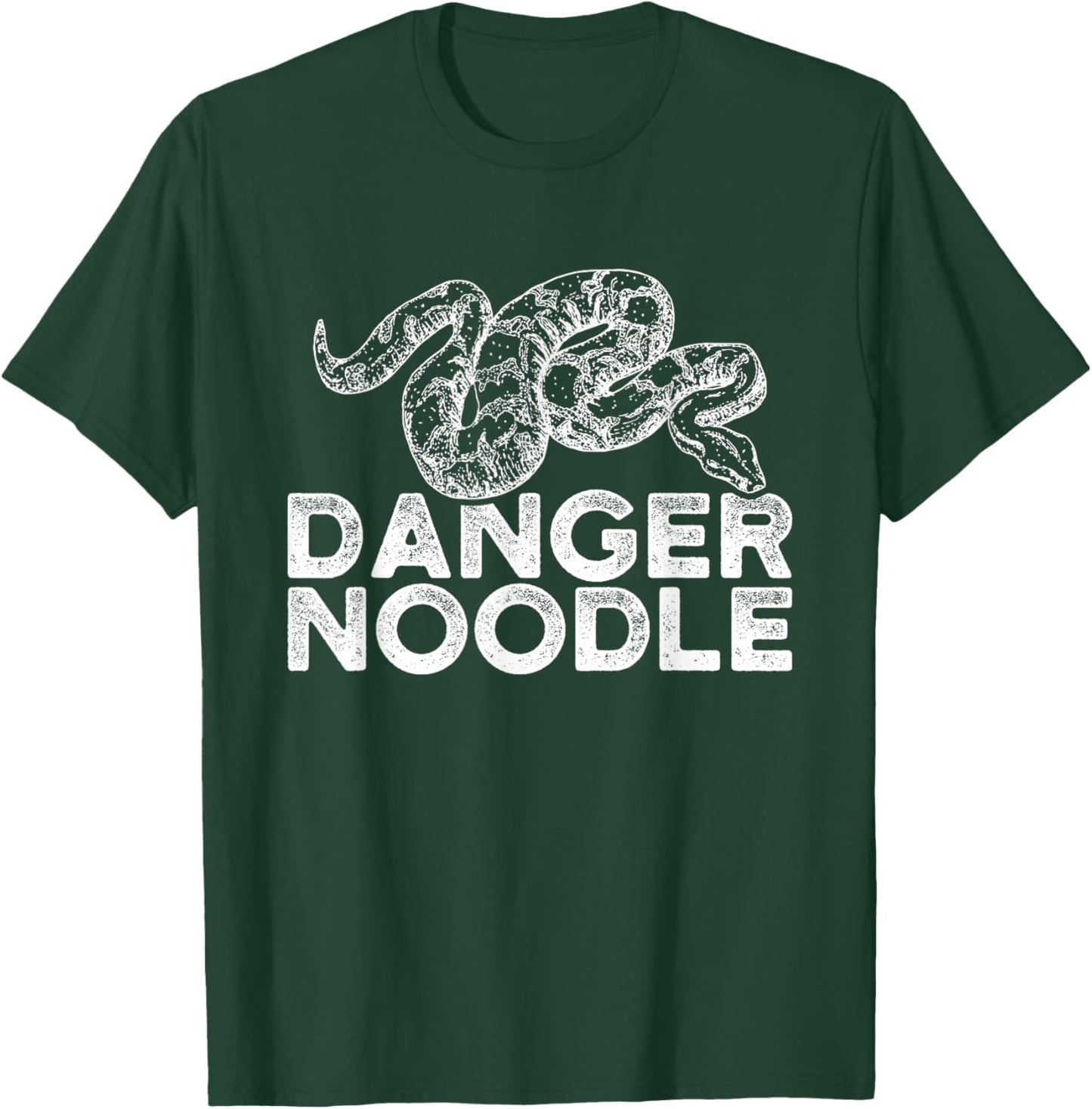 Funny Snake Ball Python Danger Noodle T-Shirt - T-Shirt | Forest
