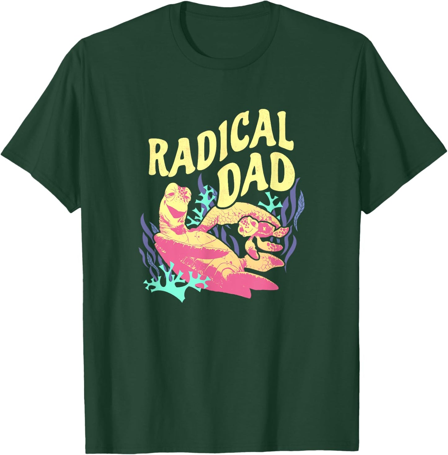 Disney Pixar Finding Nemo Father's Day Crush & Squirt Duo T-Shirt - T-Shirt | Forest