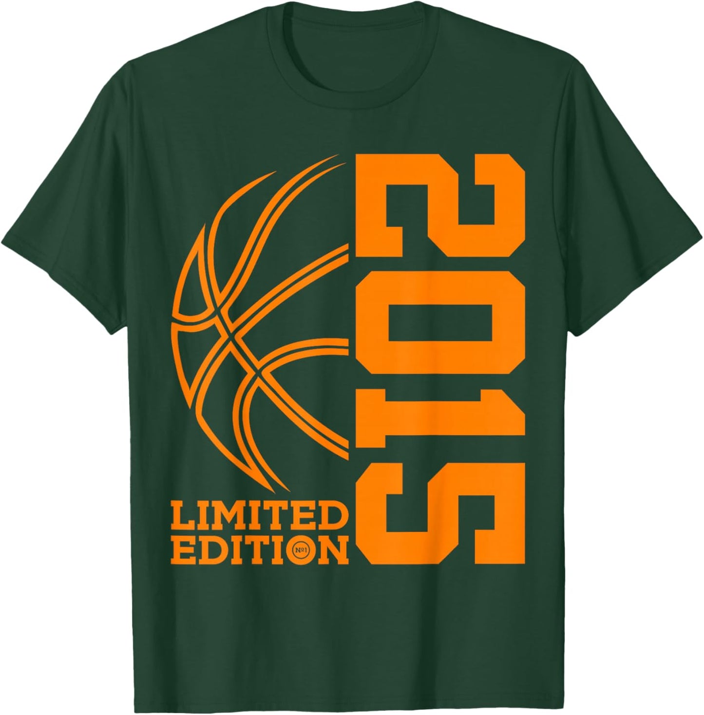 10th Birthday Basketball Limited Edition 2015 T-Shirt - T-Shirt | Forest