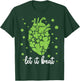 Let It Beat Shamrock Heart Cardiac Nurse Irish Patricks Day T-Shirt - T-Shirt | Forest