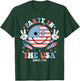 Party in the USA 4th of July Preppy Shirt Women Kids T-Shirt - T-Shirt | Forest