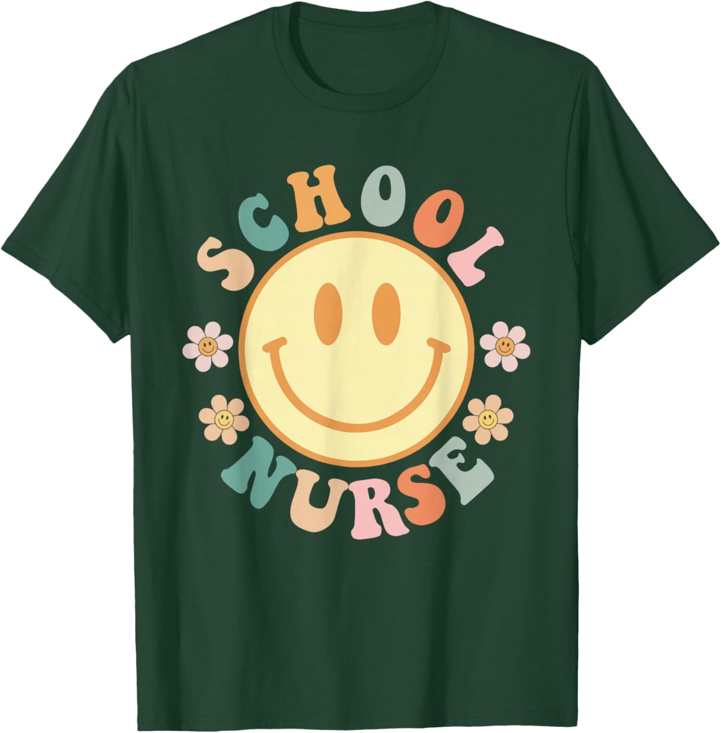Funny School Nurse Graphic Tops Back To School T-Shirt - T-Shirt | Forest