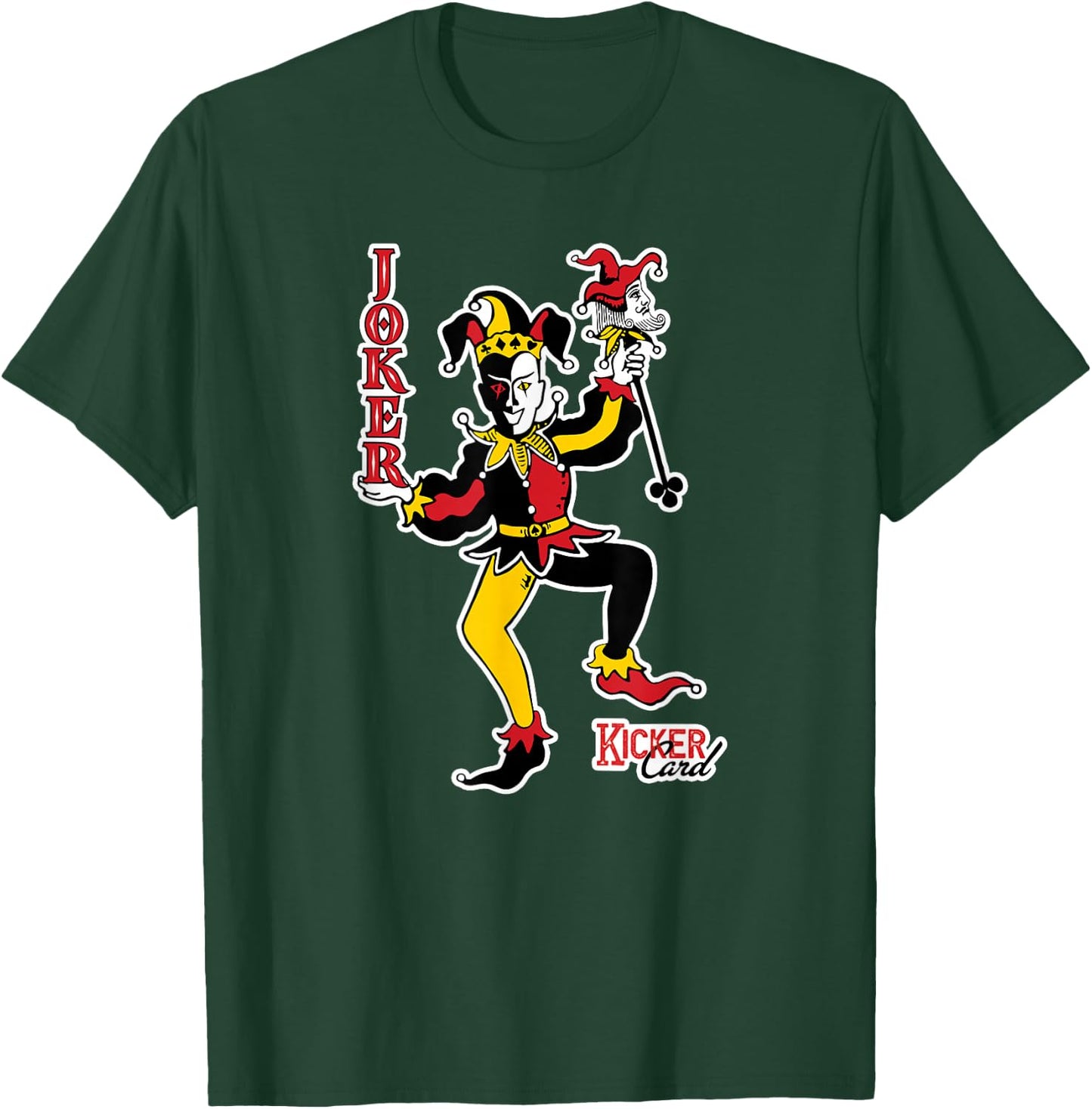 Joker Card Funny Poker Bridge Player Gift T-Shirt - T-Shirt | Forest