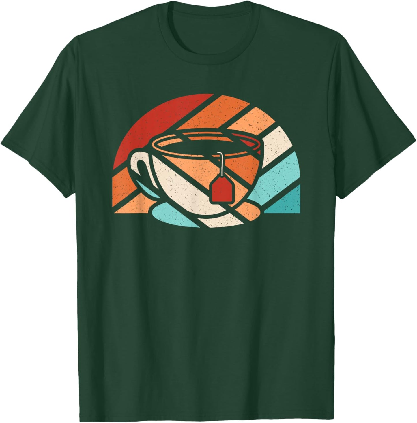 Cup Of Tea Retro Tea Lover T-Shirt - T-Shirt | Forest