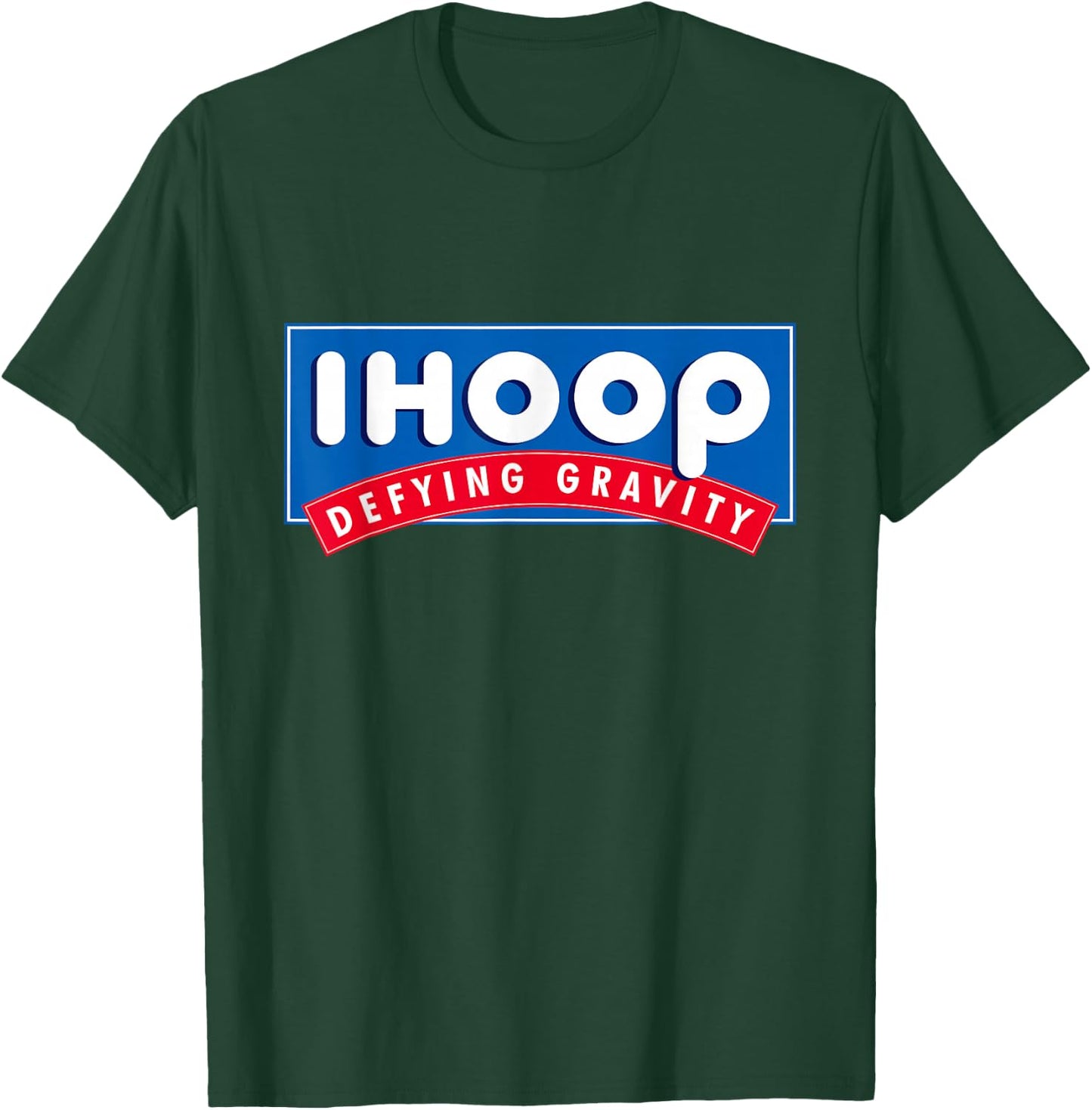 Ihoop I Hoop Defying Gravity - Basketball & Basketballer Small T-Shirt - T-Shirt | Forest