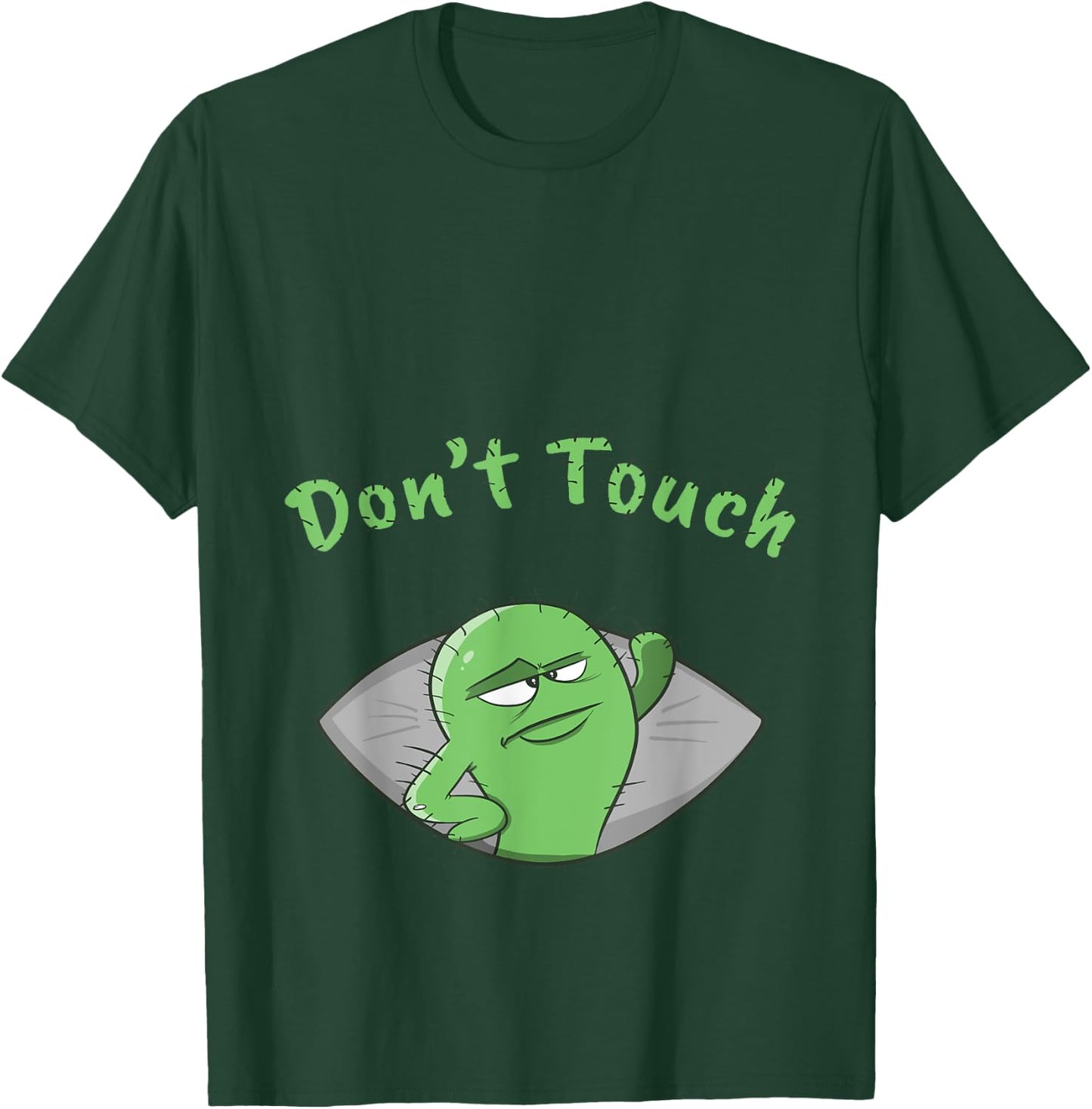 Don't Touch My Belly Pregnancy Announcement Mother's Day T-Shirt - T-Shirt | Forest
