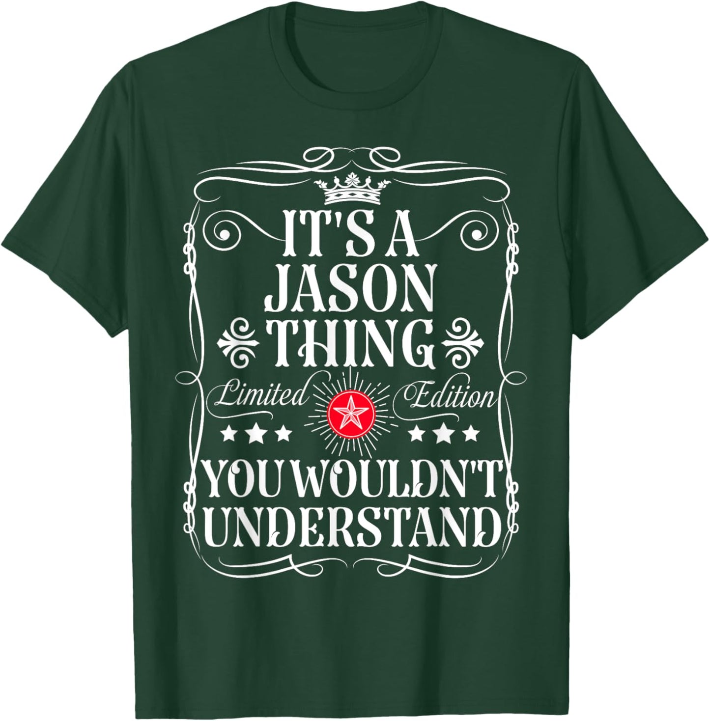 Jason Name Its A Jason Thing You Wouldn't Understand T-Shirt - T-Shirt | Forest