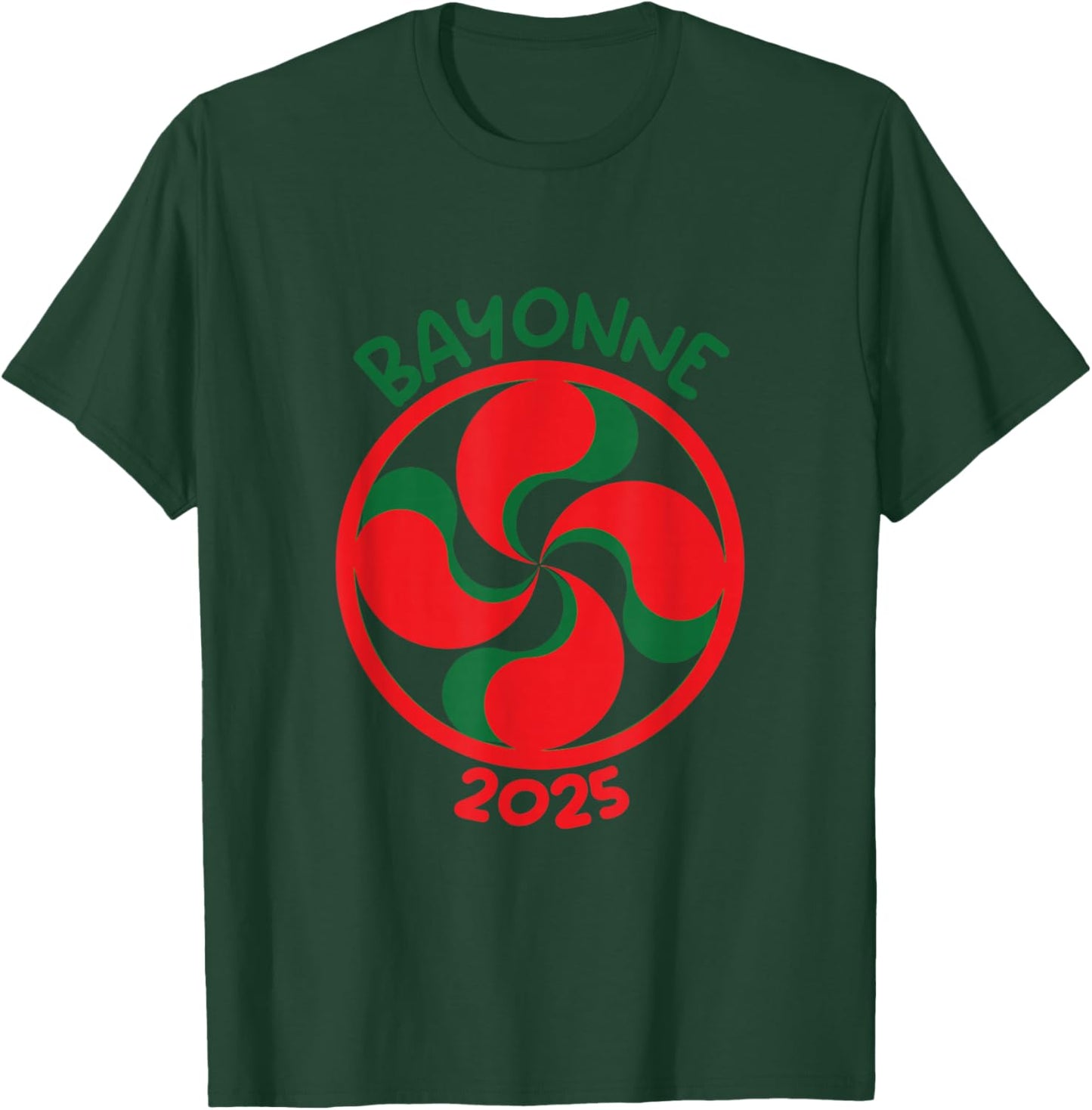 Annual Holidays 2025 in Bayonne , Black, S T-Shirt - T-Shirt | Forest