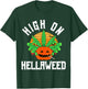 Pumpkin Smoking Weed Costume Retro Funny Halloween Gifts T-Shirt - T-Shirt | Forest