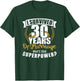 30 Years of Marriage Superpower 30th Wedding Anniversary T-Shirt - T-Shirt | Forest