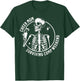 Skeleton Coffee Cheer Mom Surviving Comp Weekend Funny T-Shirt - T-Shirt | Forest