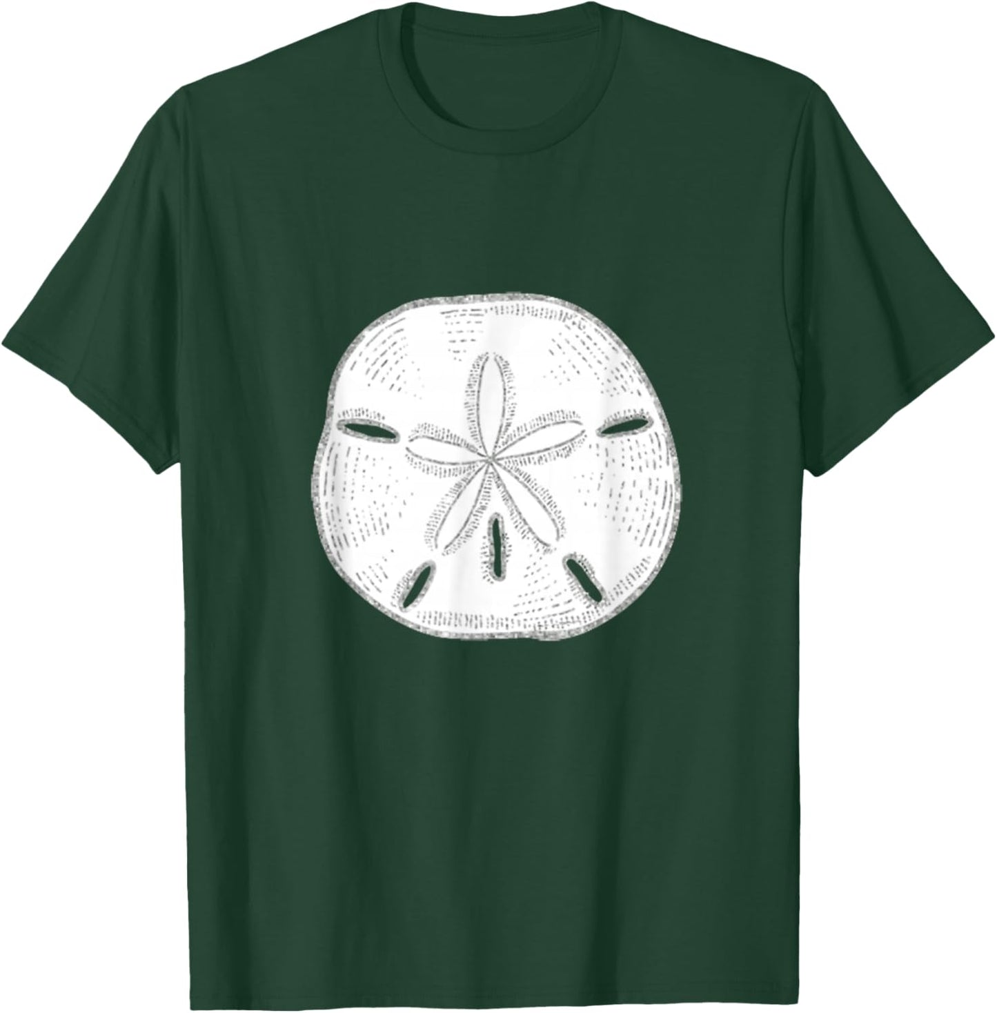 Sea Shells and Silver Sand Dollar T-Shirt - T-Shirt | Forest