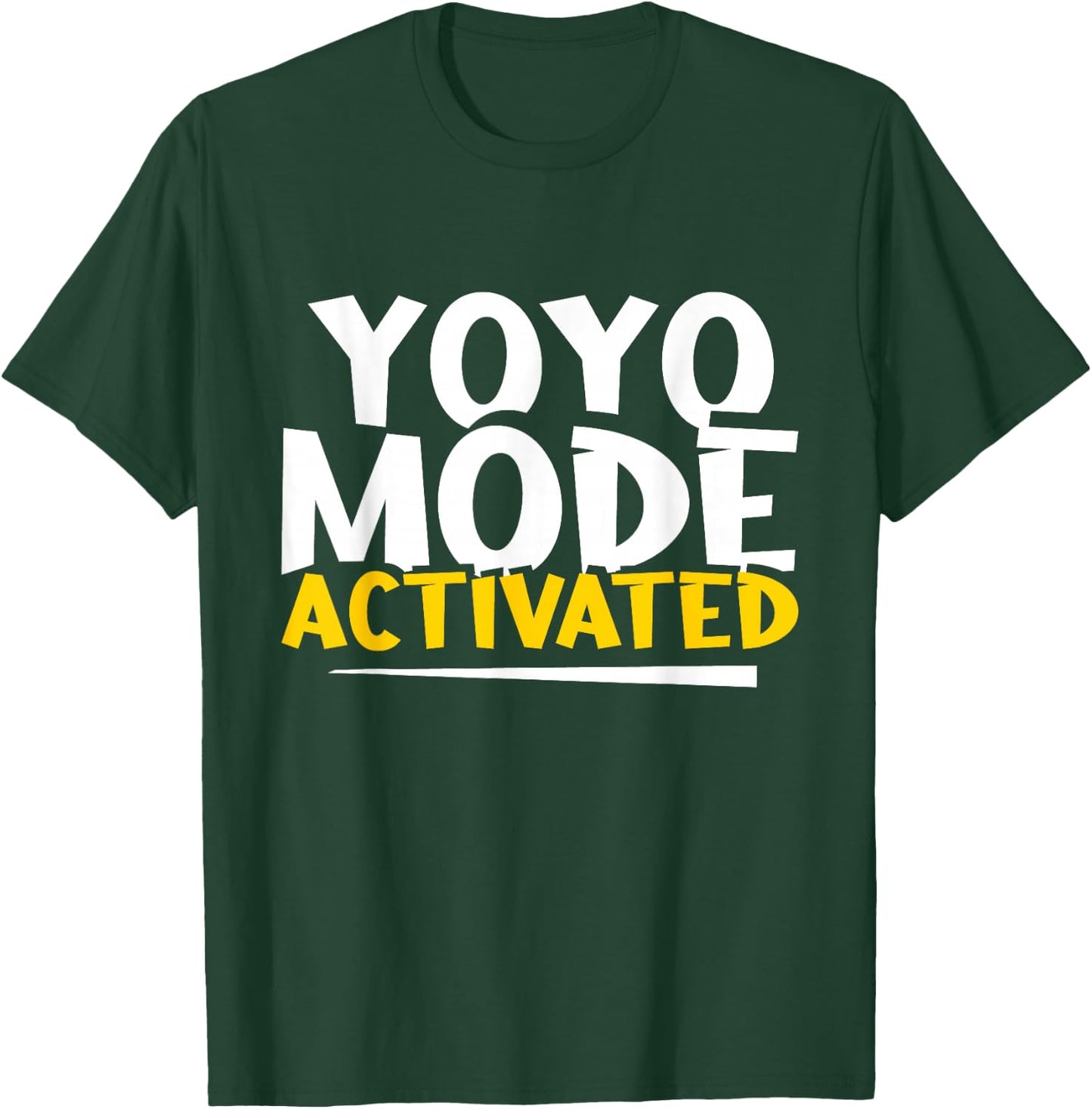 Yoyo Mode Activated - Pastime Hobby Game Vintage Old Toys T-Shirt - T-Shirt | Forest
