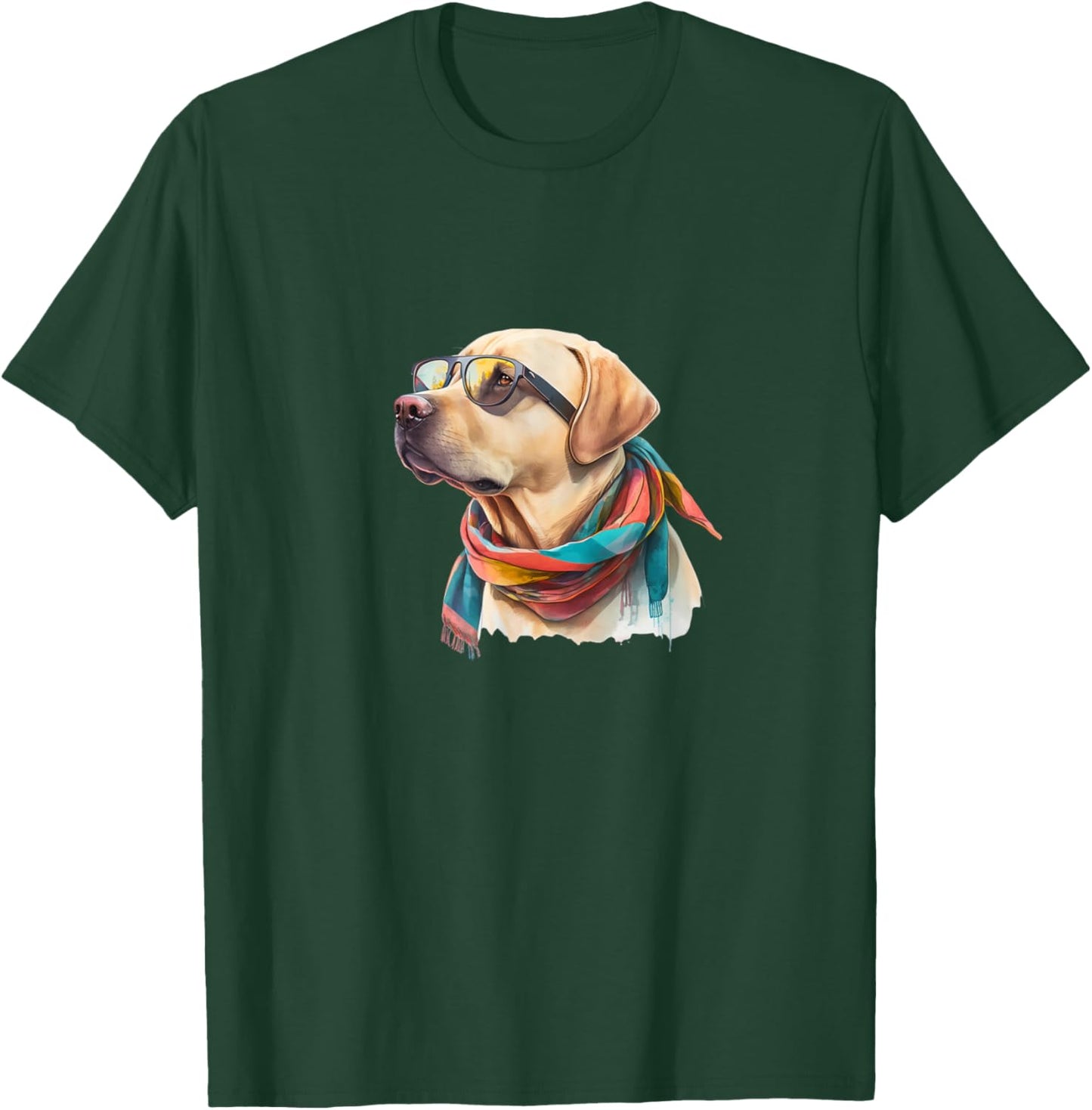 Intellectual Labrador Dog T-Shirt - T-Shirt | Forest
