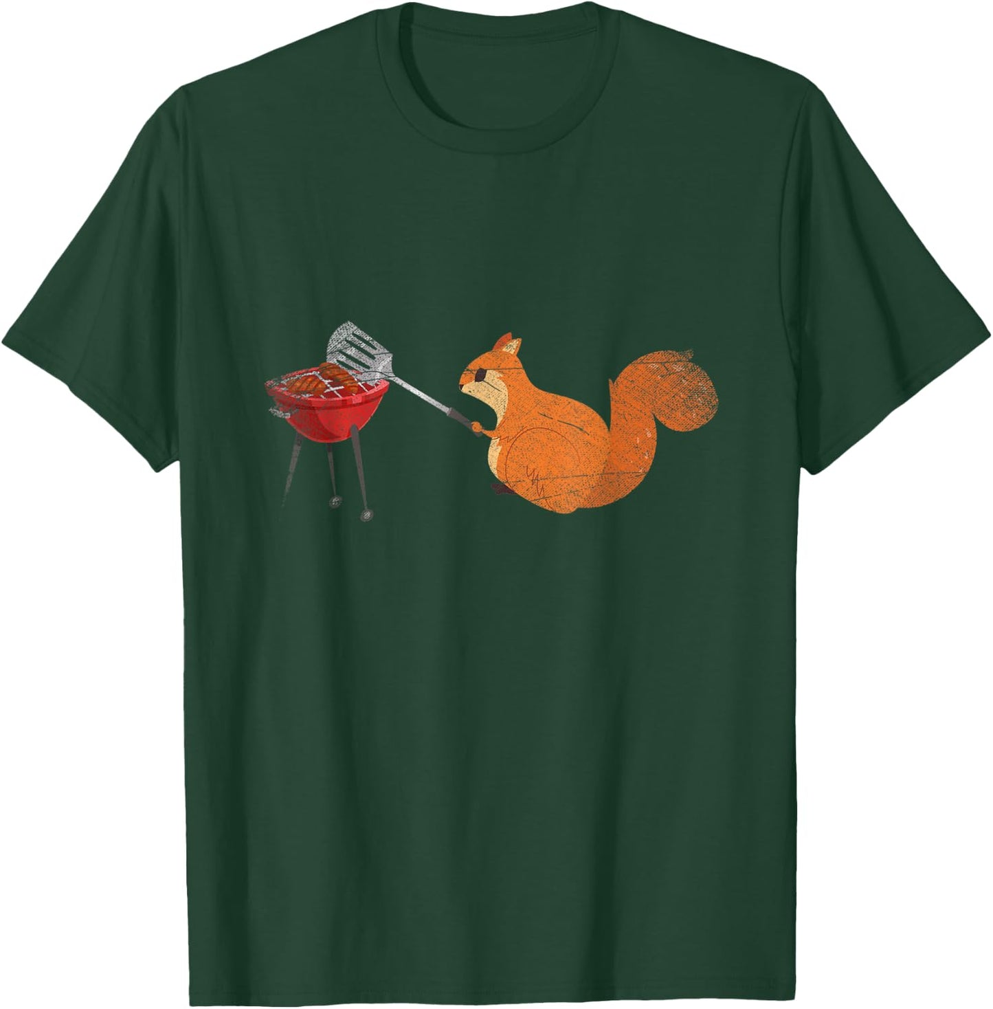 Squirrel Barbecue T-Shirt - T-Shirt | Forest
