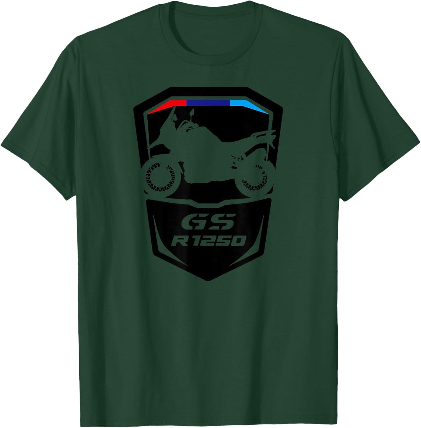 R 1250 GS Adventure Bike Motorrad T-Shirt - T-Shirt | Forest