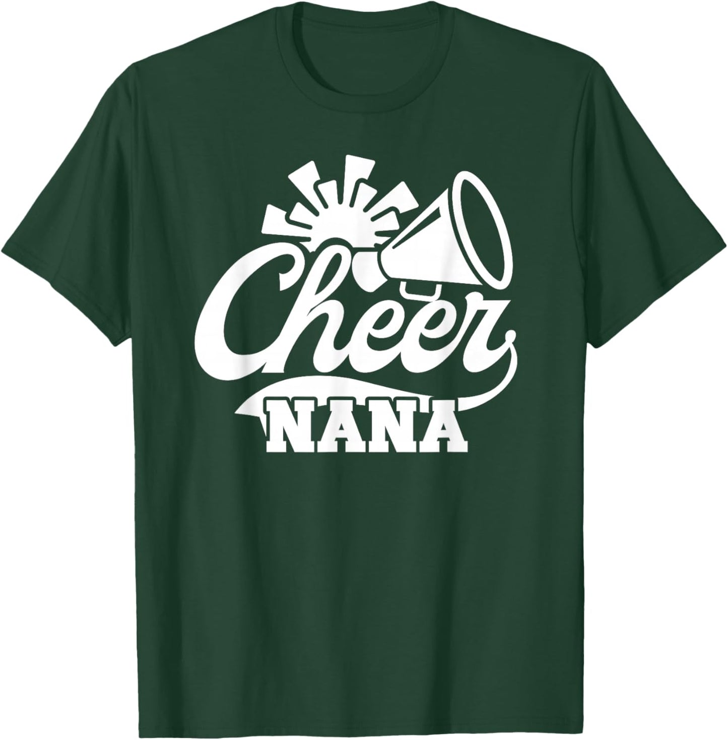 Cheer Nana Cheerleading Nana Grandma Of A Cheerleader Nana T-Shirt - T-Shirt | Forest