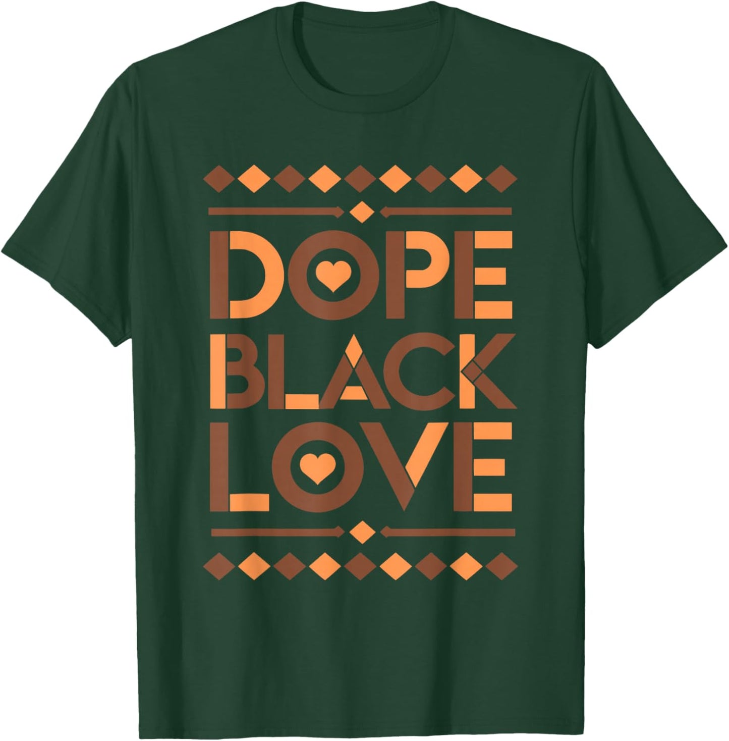 Dope Black Love Matching Married Couple Valentines Day T-Shirt - T-Shirt | Forest
