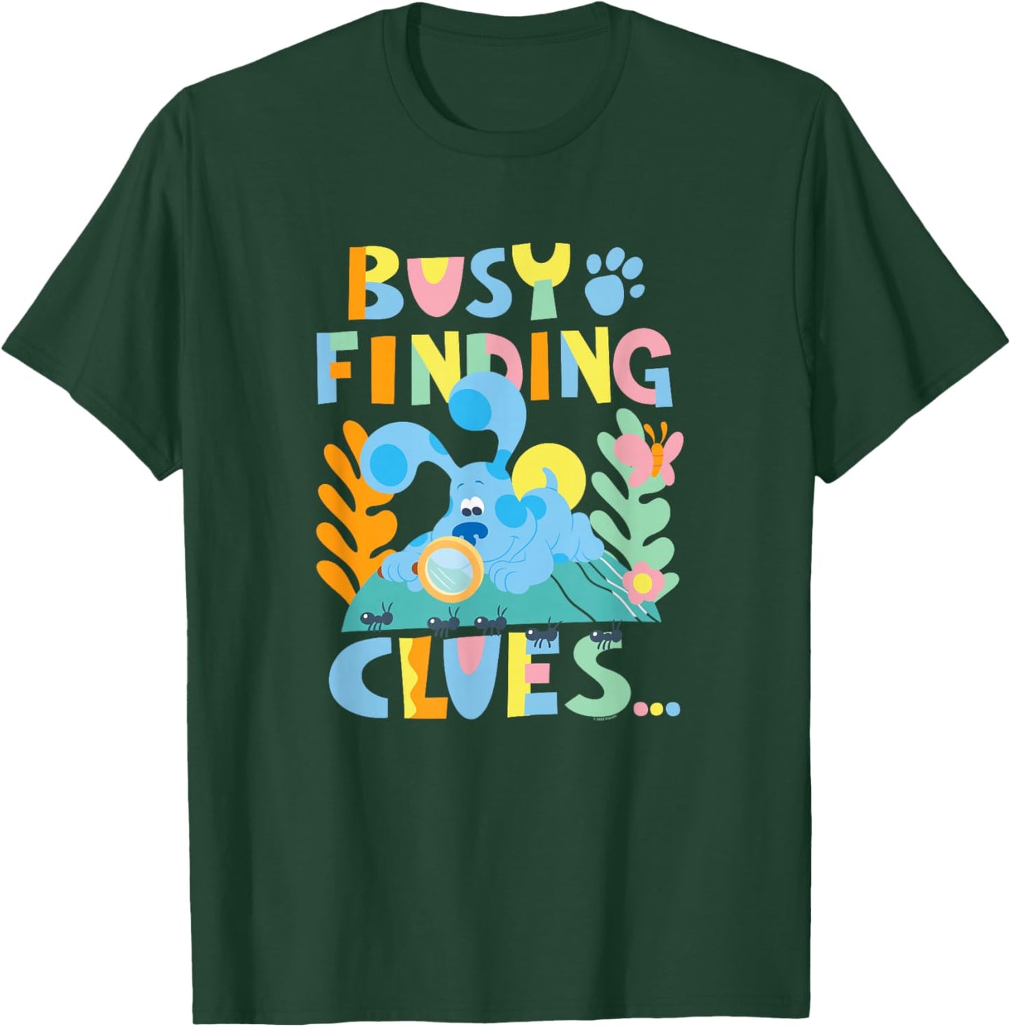 Blue's Clues & You Busy Finding Clues Ant Nature Explorer T-Shirt - T-Shirt | Forest