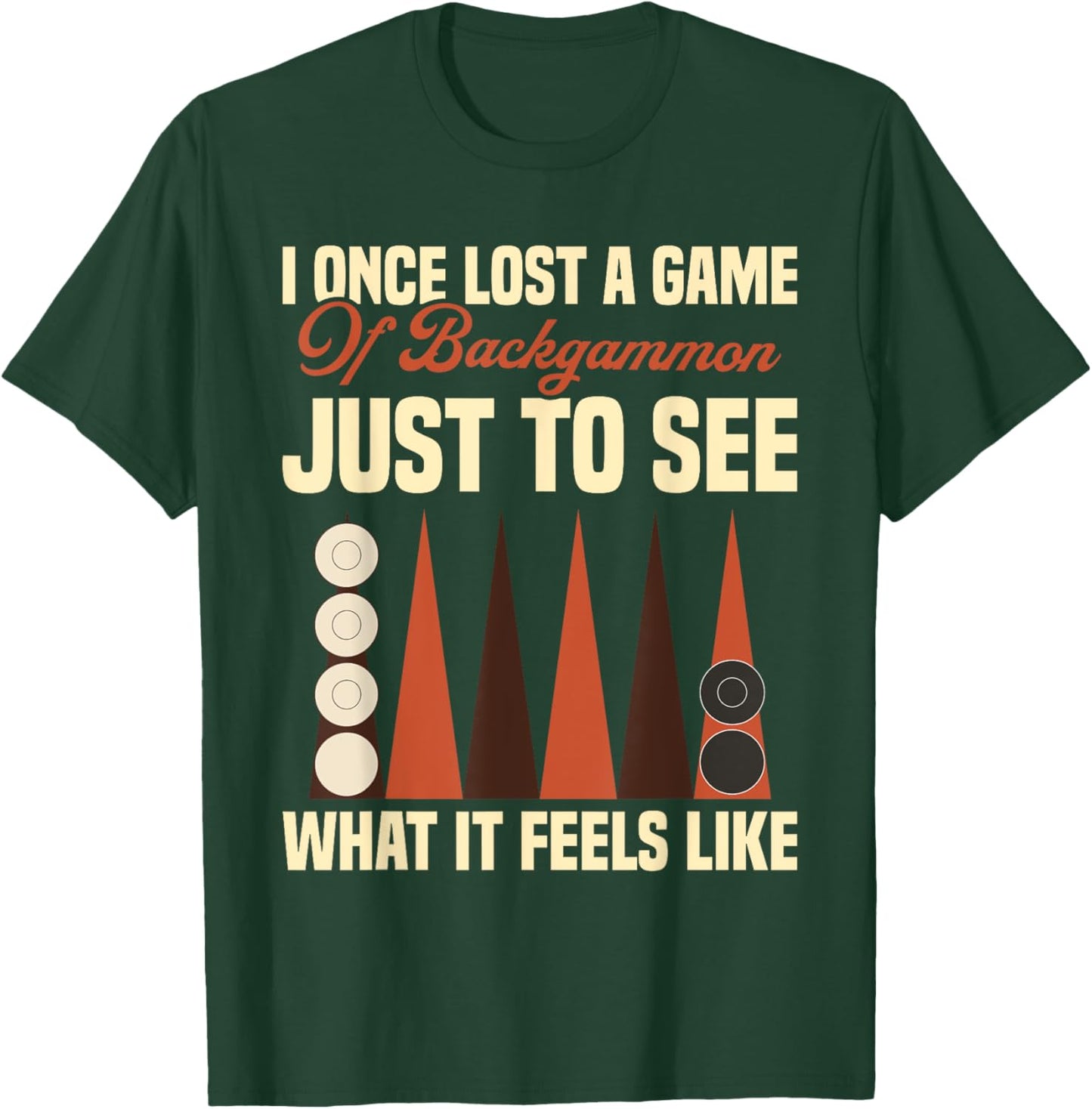 Backgammon Board Game Player Chips Pieces Backgammon T-Shirt - T-Shirt | Forest