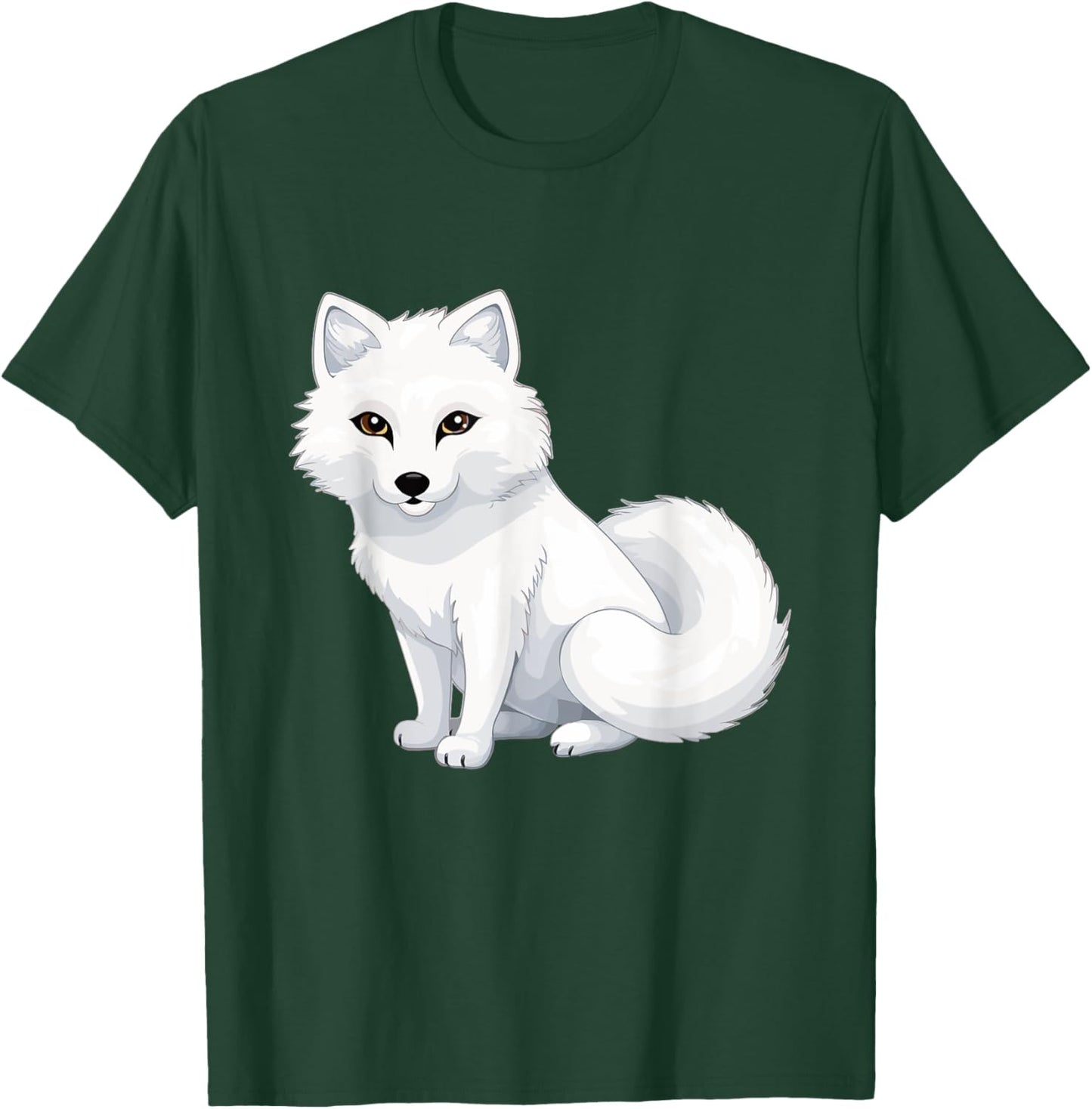 Arctic Fox Artic Animals Cute Artic Fox Lover Pajamas T-Shirt - T-Shirt | Forest