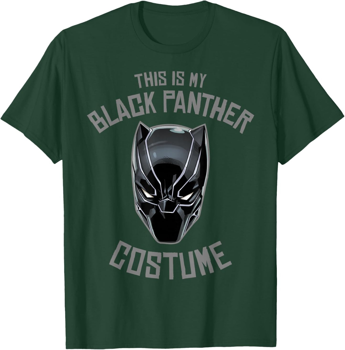 Marvel Black Panther This is My Costume Halloween T-Shirt - T-Shirt | Forest