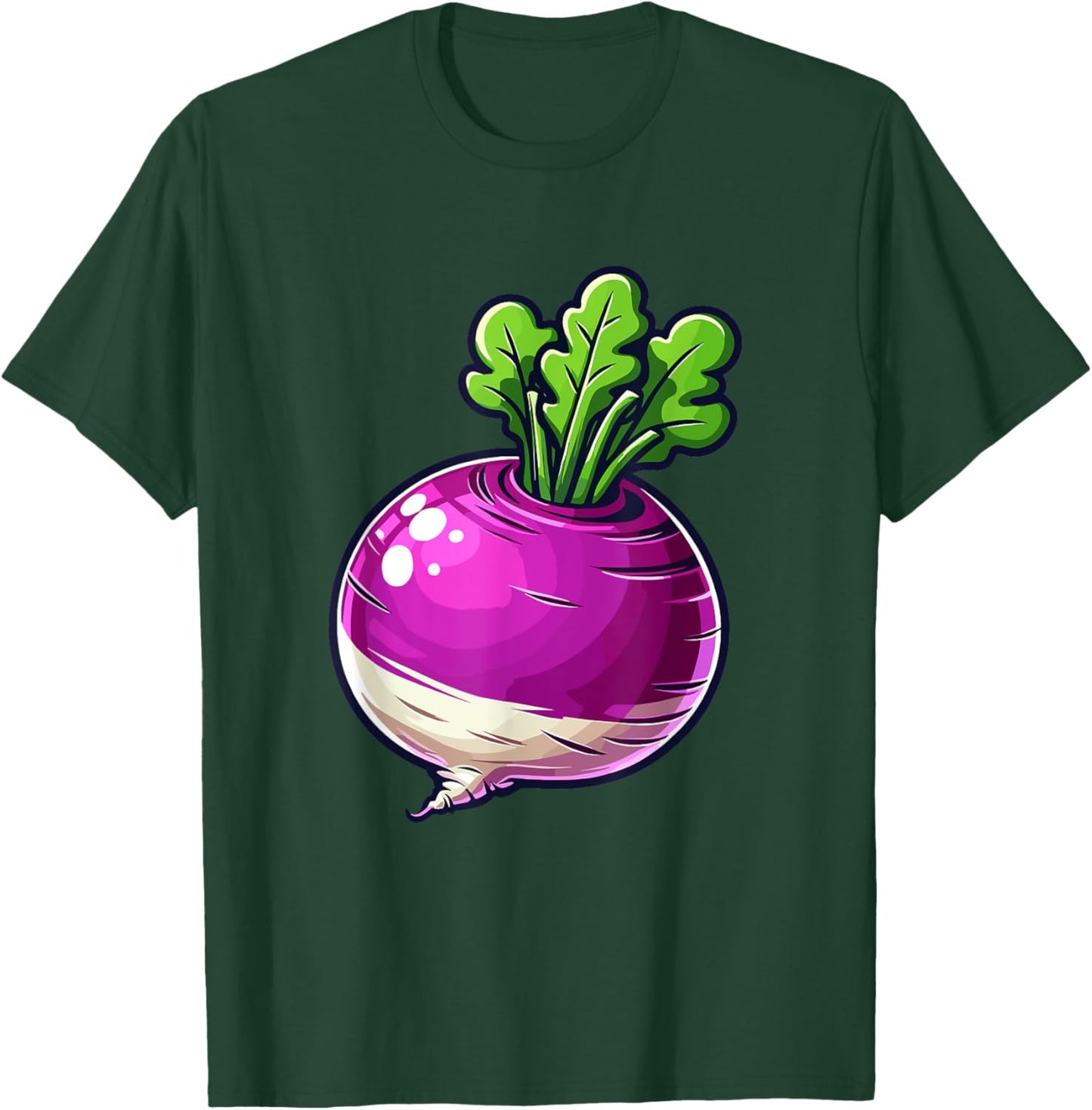 Turnip Food Funny Turnip Lover Cool Turnip T-Shirt - T-Shirt | Forest
