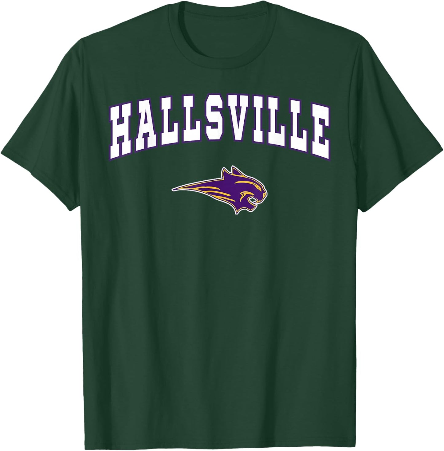 Hallsville High School Bobcats C2 T-Shirt - T-Shirt | Forest