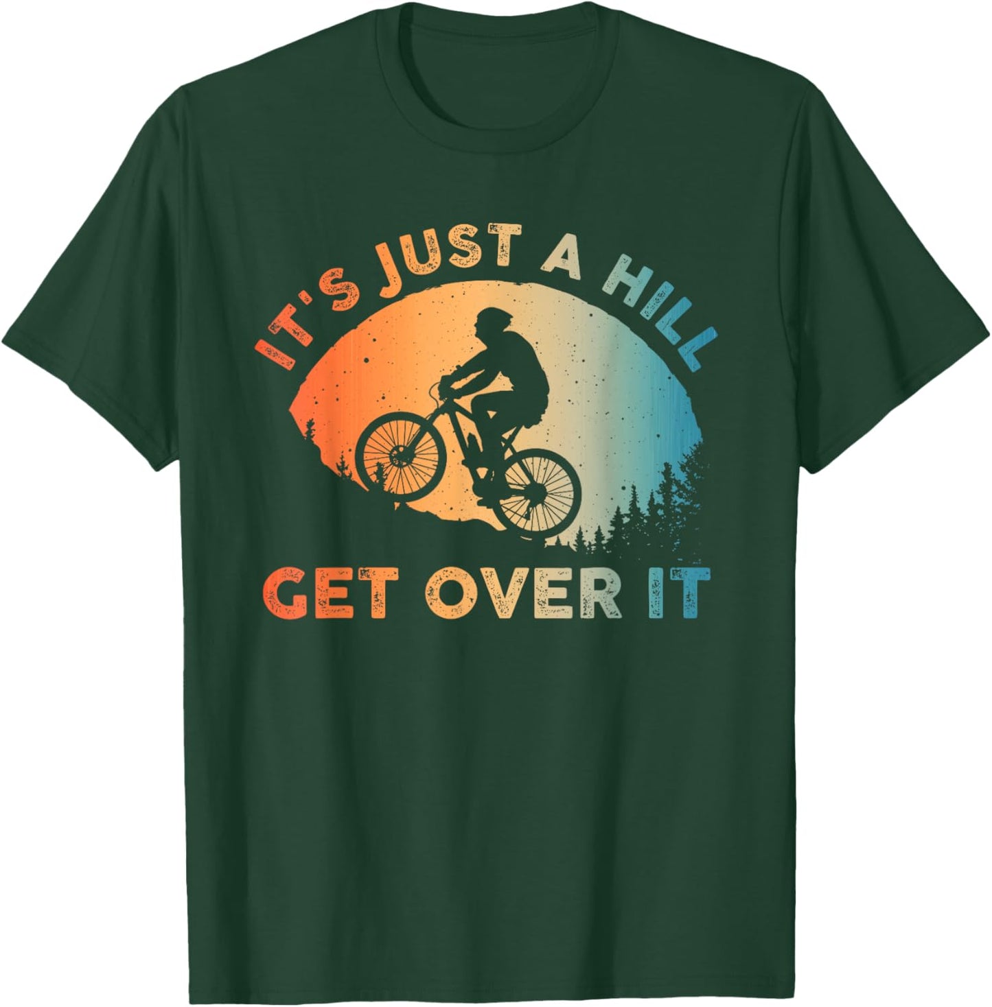 Funny Mountain Biking Design Women Trail Ride Lover T-Shirt - T-Shirt | Forest