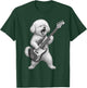 Bichon Frise Playing Bass Guitar Rock Music Dog Lover Men Women Kids T-Shirt - T-Shirt | Forest