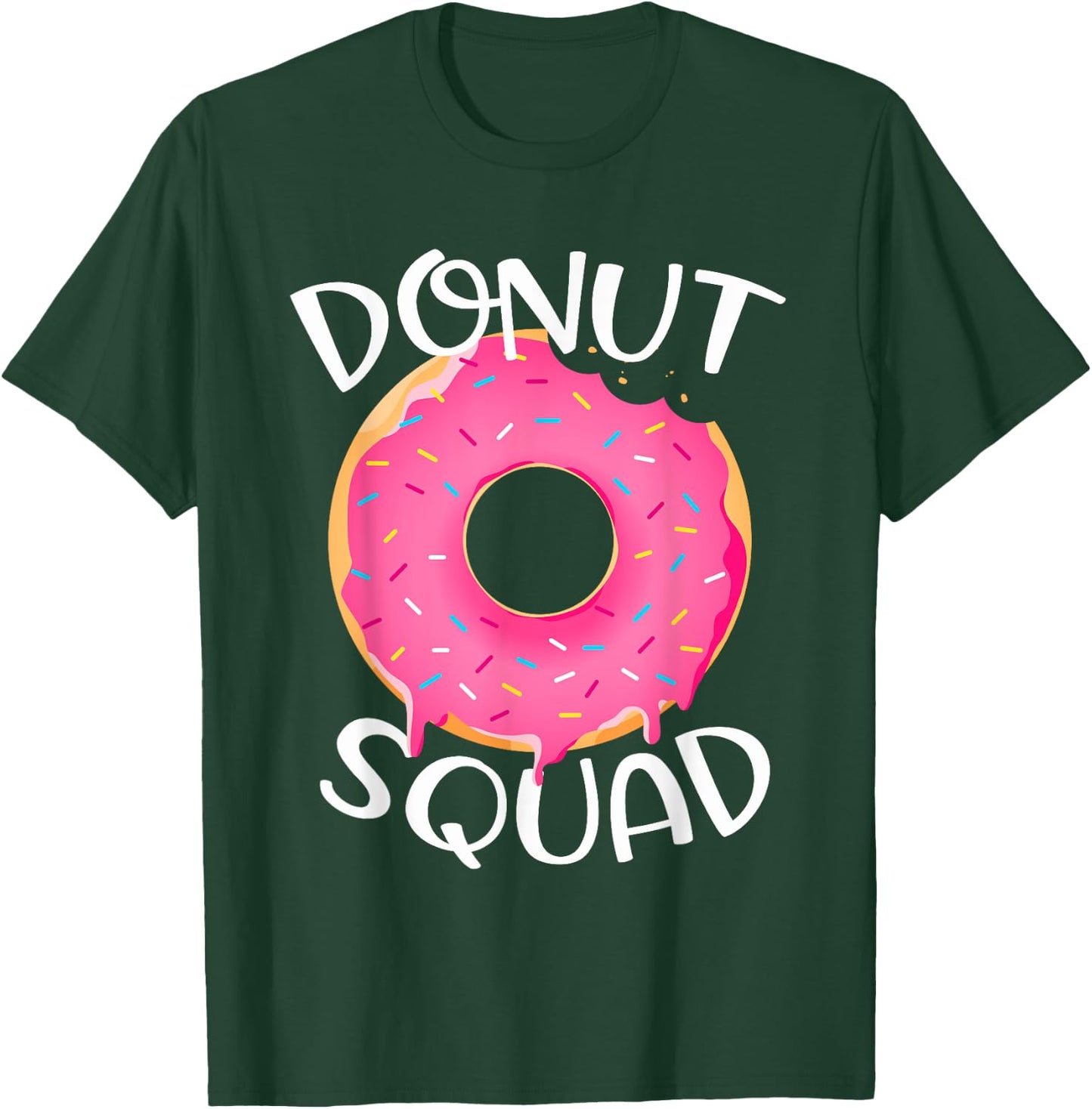 Donut Squad Funny Donut Cool Donut Lover Birthday Girls Gift T-Shirt - T-Shirt | Forest