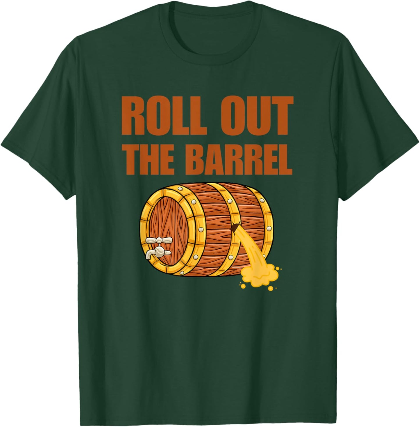 Brewers Roll Out The Barrel T-Shirt - T-Shirt | Forest