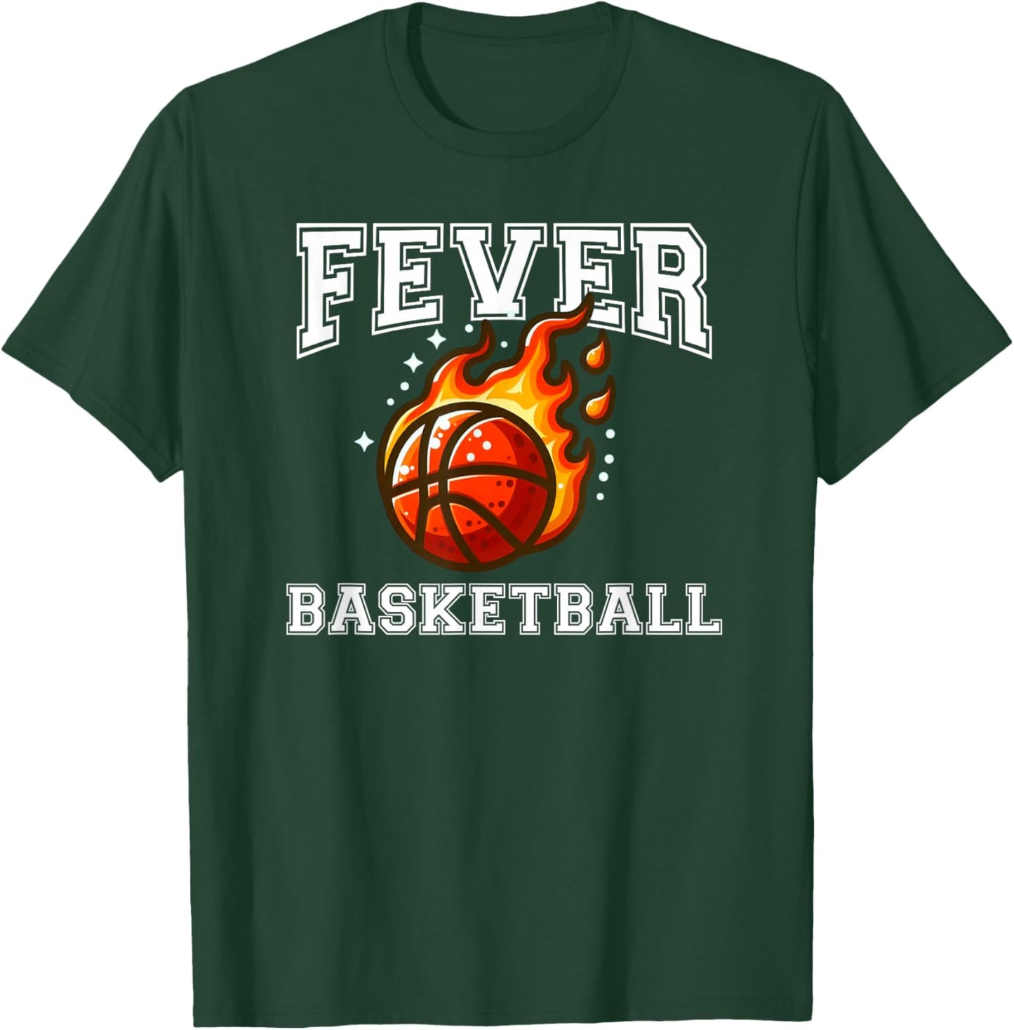 Basketball Fever Vintage T-Shirt - T-Shirt | Forest
