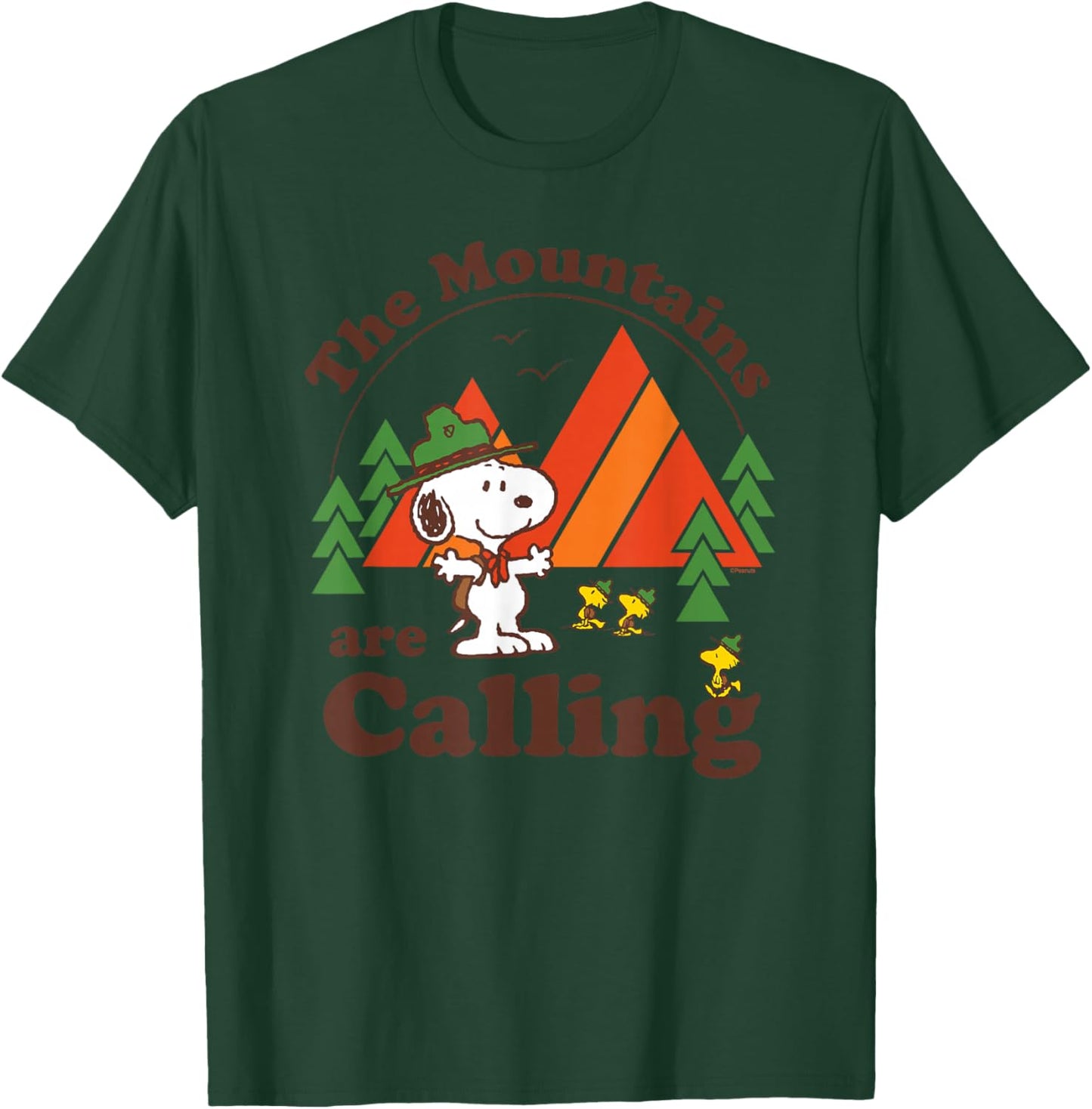 Peanuts - Blue Mountain Vacation , -Kids, Small T-Shirt - T-Shirt | Forest