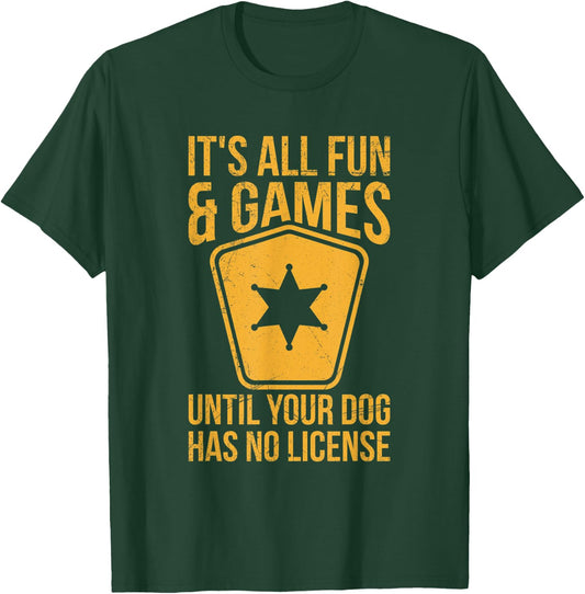 Animal Control Officer Design for a Professional Dog Catcher T-Shirt - T-Shirt | Forest