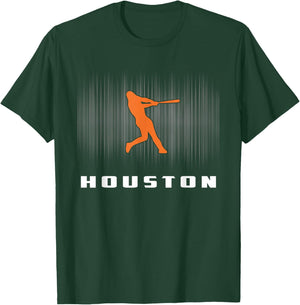 Houston Retro Souvenir I Love Houston Men Women T-Shirt - T-Shirt | Forest