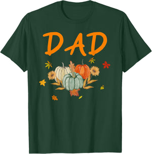 Dad Birthday Pumpkin 1st Birthday Matching Family Party T-Shirt - T-Shirt | Forest