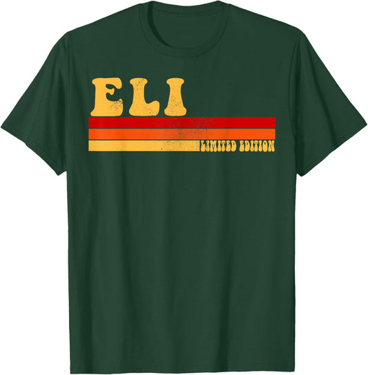 ELI Name Personalized Idea Men Retro Vintage ELI T-Shirt - T-Shirt | Forest