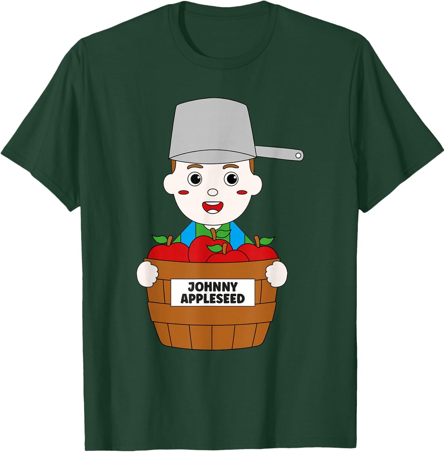 Johnny Appleseed Day Apple 26 September Tree Farmer Orchard T-Shirt - T-Shirt | Forest