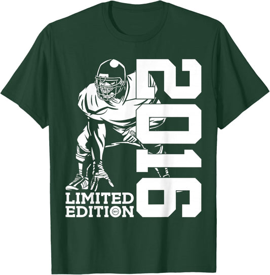 9th BIRTHDAY FOOTBALL LIMITED EDITION 2016 FOOTBALL T-Shirt - T-Shirt | Forest