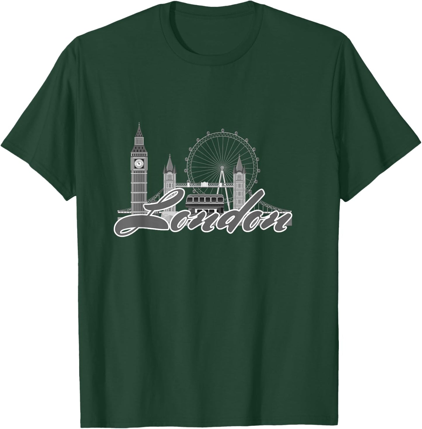 London Souvenir City British UK Men Women Gift T-Shirt - T-Shirt | Forest