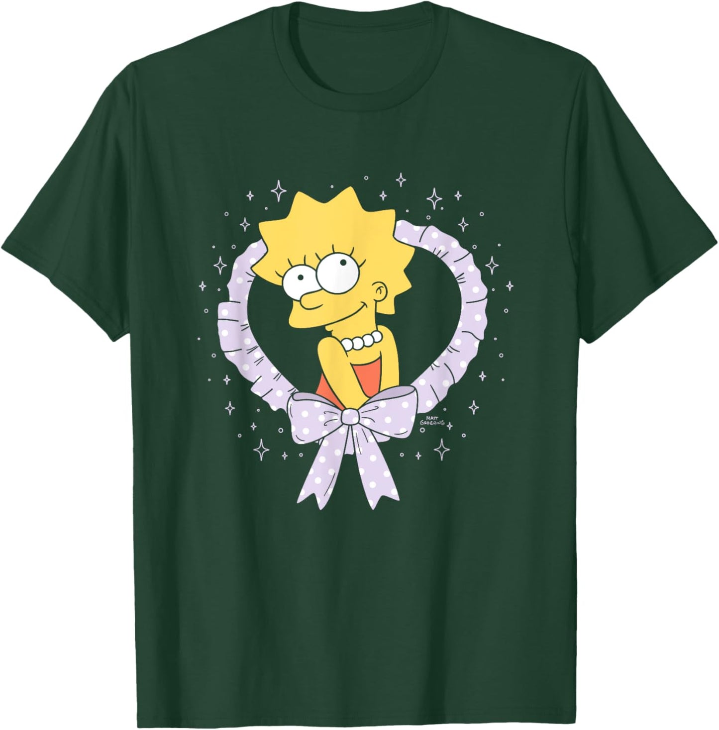 The Simpsons Valentine's Day Sweet Lisa Heart T-Shirt - T-Shirt | Forest