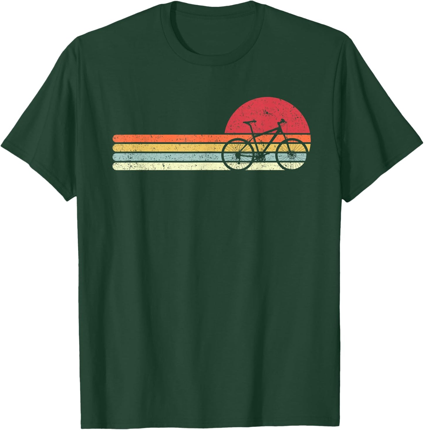 Cycling Shirt. Retro Style For Cyclist T-Shirt - T-Shirt | Forest