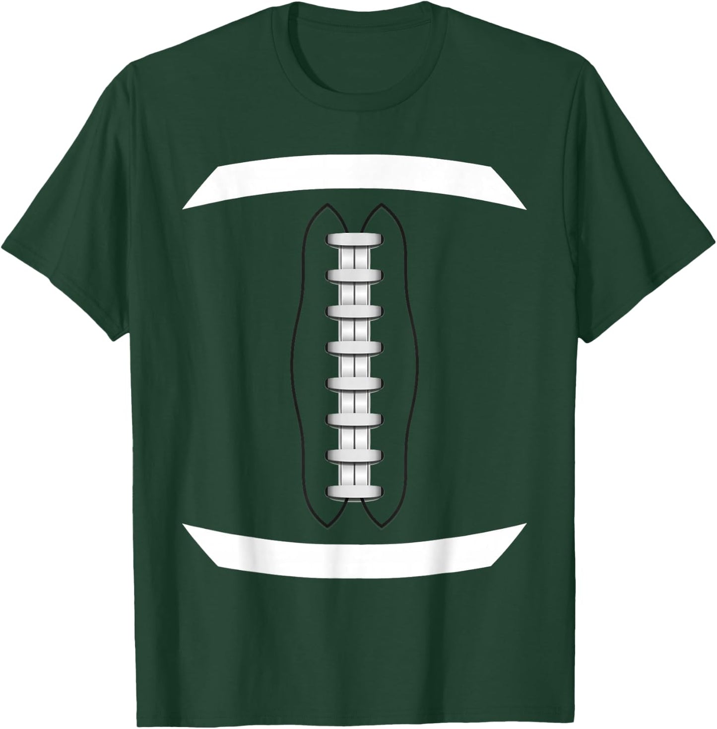 Thanksgiving - American Football Ball Lace Costume Funny T-Shirt - T-Shirt | Forest