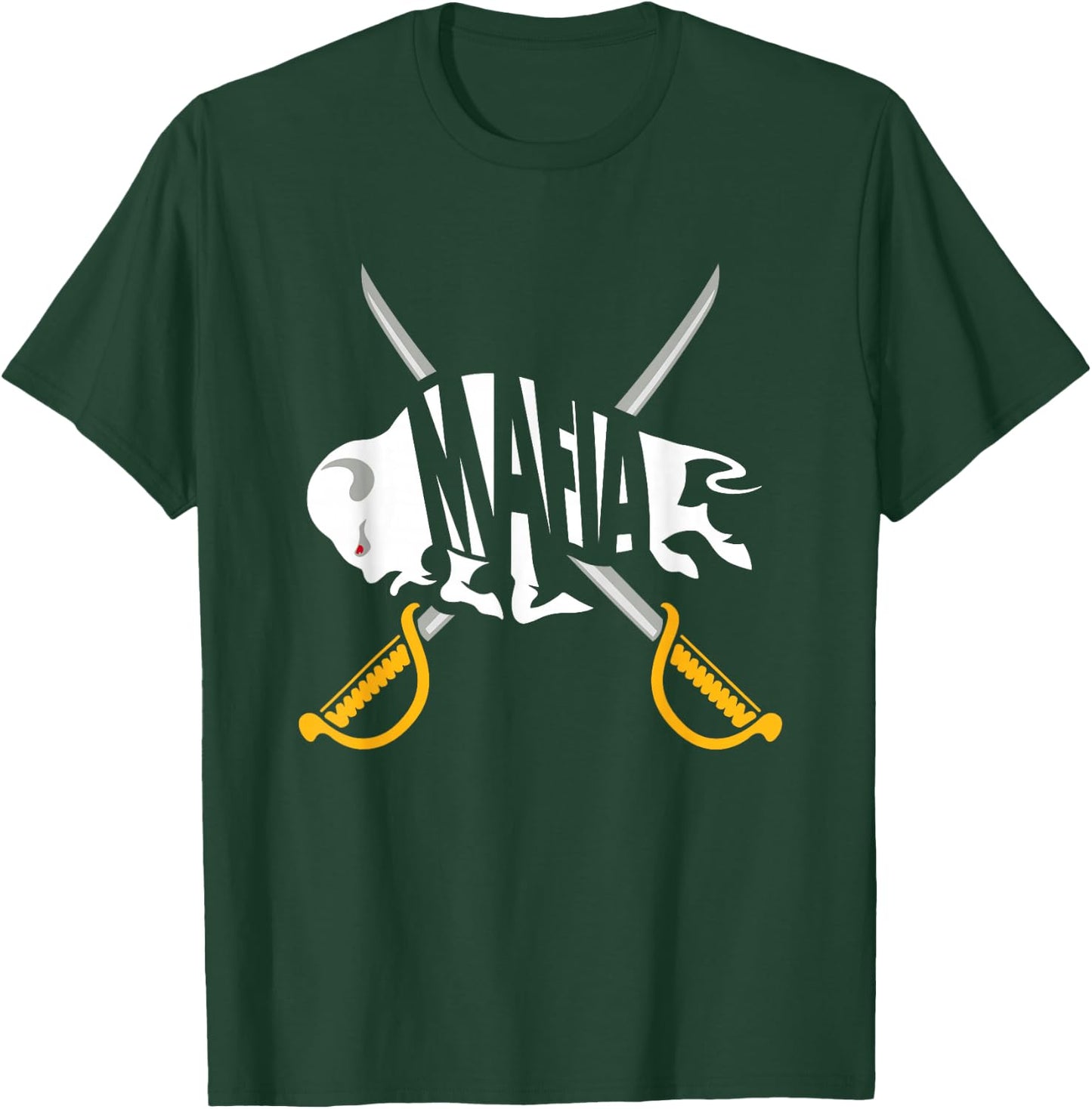 WNY Pride - Gray White Yellow Buffalo Small T-Shirt - T-Shirt | Forest