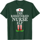 Xmas Matching Ugly Xmas Sweater The Registered Nurse Elf T-Shirt - T-Shirt | Forest