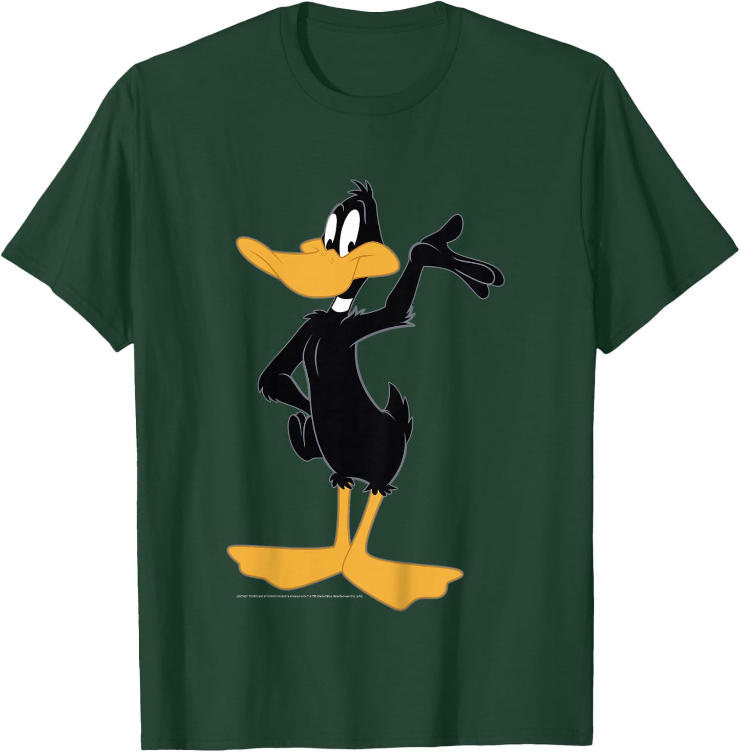 Kids Looney Tunes Daffy Duck Simple Portrait T-Shirt - T-Shirt | Forest